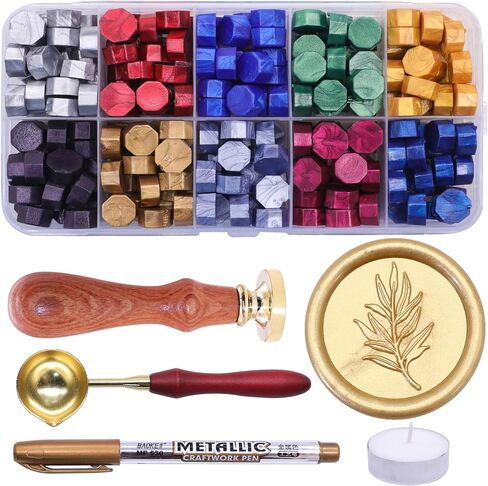 SWANGSA Celtic Dragon Wax Seal Stamp Kit with Wax Beads for Envelope Seals in Saudi Arabia