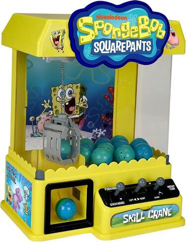 Well Played Spongebob Squarepants Skill Crane Game Toys - Fun Classic Arcade Machine for Kids - Ages 6+ in Saudi Arabia