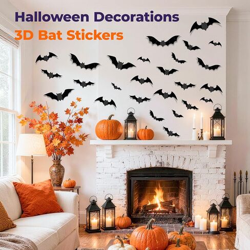 48Pcs Butterfly Wall Stickers, 3D Butterfly Wall Decor Gold Butterfly Party Decorations Birthday Cake Decorations Removable Wall Stickers Room Decor for Baby Shower Party Girls Kids(Gold) in Saudi Arabia