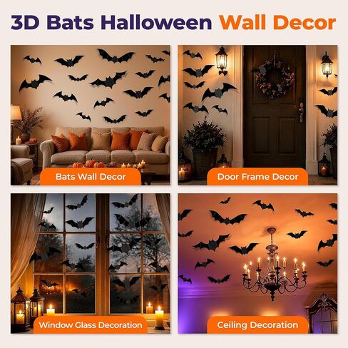 48Pcs Butterfly Wall Stickers, 3D Butterfly Wall Decor Gold Butterfly Party Decorations Birthday Cake Decorations Removable Wall Stickers Room Decor for Baby Shower Party Girls Kids(Gold) in Saudi Arabia