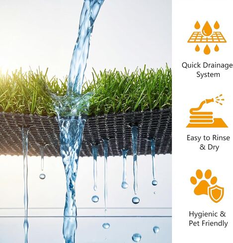 Ondware Grass Pee Pads for Dogs Potty 39.3×31.5 Inches Fake Grass Pee Pad in Saudi Arabia
