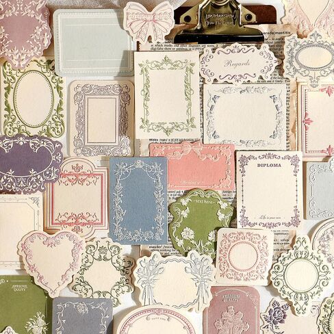 Gemmapylor 120PCS Vintage Aesthetic Scrapbook Letter Writing Paper in Saudi Arabia