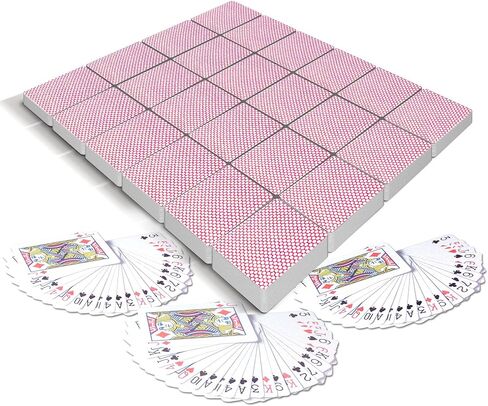 Gamie Pack of 20 Mini Playing Cards - Poker Mini Card Deck - Miniature 1.5 Inch Card Set - Small Casino Game Cards for Kids, and Adults - Great Novelty Gift, Party Favor for Boys and Girls in Saudi Arabia