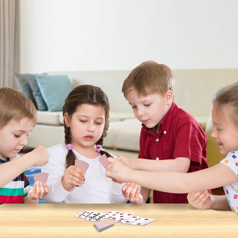 Gamie Pack of 20 Mini Playing Cards - Poker Mini Card Deck - Miniature 1.5 Inch Card Set - Small Casino Game Cards for Kids, and Adults - Great Novelty Gift, Party Favor for Boys and Girls in Saudi Arabia