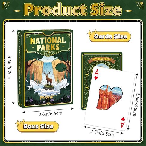 Playing Cards, National Park Themed Playing Cards, Deck of Cards in Kuwait