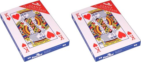 PMLAND 5x7 Giant Jumbo Playing Cards Large Poker for Seniors with LowVision in Kuwait
