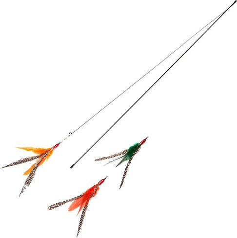 GoCat Da Bird Rod and Feather Cat Toy, Handmade in the USA (3 Birds) in Kuwait