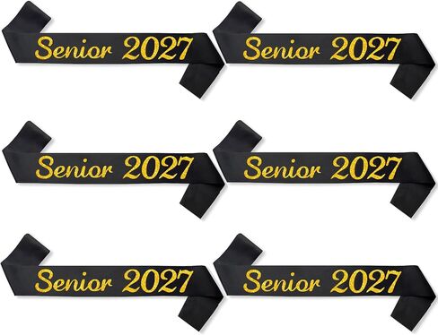 White Senior 2024 Satin Sash with Red Glitter Letters- 2024 Graduation Sash - Finally Graduated - Senior Cheer Sash - Cheerleader Sash - Competition Sash in Kuwait