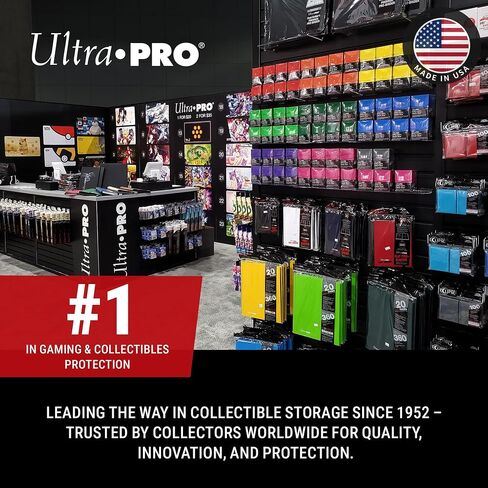 Ultra PRO - صندوق حماية وتخزين البطاقات القيمة لتخزين بطاقات البوكيمون/السحر/YuGiOh القابلة للتجميع، منظم البطاقات in Kuwait