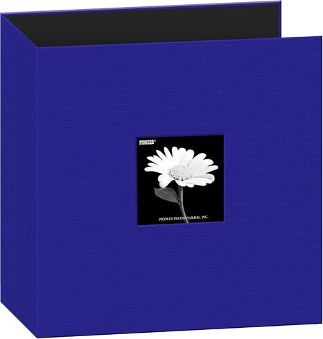 Pioneer T12CBF-BK 12-Inch by 12-Inch Fabric 3-Ring Binder Album with Window, Black in Kuwait
