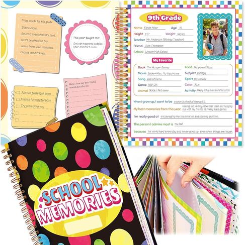 Giant School Memory Book First and Last Day of School Years in Kuwait