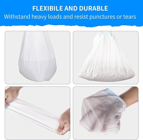 120 Count Extra Large Cat Litter Box Liners, Cat Litter Waste Receptacles Bags for Cleanpethome/BCHARYA Self-Cleaning Litter Box in Kuwait