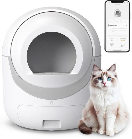 120 Count Extra Large Cat Litter Box Liners, Cat Litter Waste Receptacles Bags for Cleanpethome/BCHARYA Self-Cleaning Litter Box in Kuwait