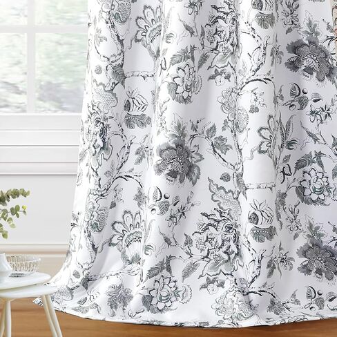 H.VERSAILTEX Christmas Curtains for Living Room Thermal Insulated Reindeer Curtains 84 Inch Length 2 Panels Set Snowflake Grommet Window Curtain Drapes for Bedroom Holiday Xmas Decor Reindeer in Red in Kuwait