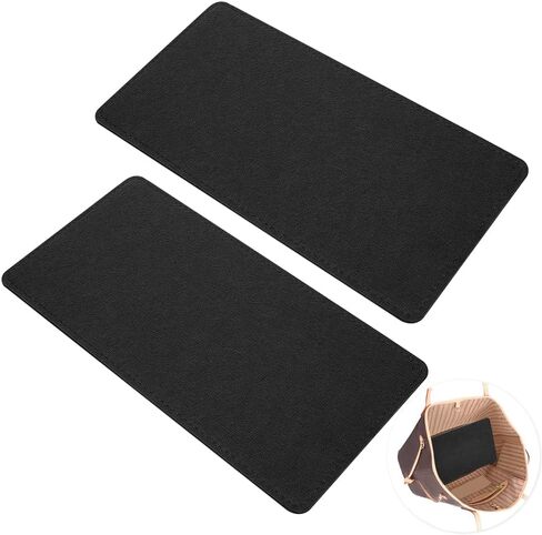 PH PandaHall 2pcs 13.7 x 7 Inch Felt Bag Base Shaper, Insert Bag Bottom Black Purse Bottoms Rectangle Bag Liner Board Bag Bottom Shaper for Handbag Leather Bag Backpack Cosmetic Travel Bag in Kuwait