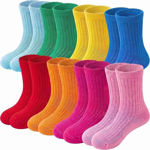 MINI PANDA crew socks for girls 8 pairs of cute socks for girls in Kuwait