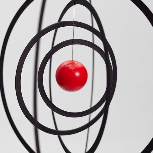 Science Fiction Hanging Mobile - 10 Inches - Wooden Ball - Handmade in Denmark by Flensted in Kuwait