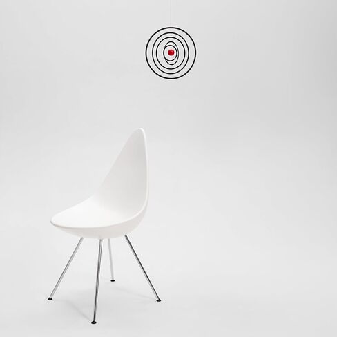 Science Fiction Hanging Mobile - 10 Inches - Wooden Ball - Handmade in Denmark by Flensted in Kuwait