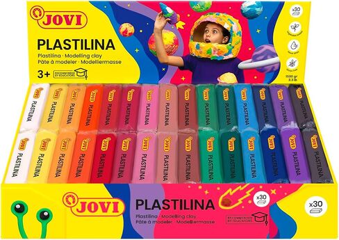 Jovi - Reusable and Non-Hardening Modeling Clay, 30 1.75oz Bars, 15 Colors in Saudi Arabia