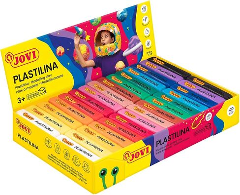 Jovi - Reusable and Non-Hardening Modeling Clay, 30 1.75oz Bars, 15 Colors in Saudi Arabia