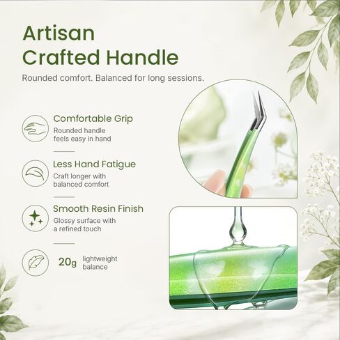 Craft Tweezers, Precision Tweezers for Stickers with Resin Finish in Kuwait