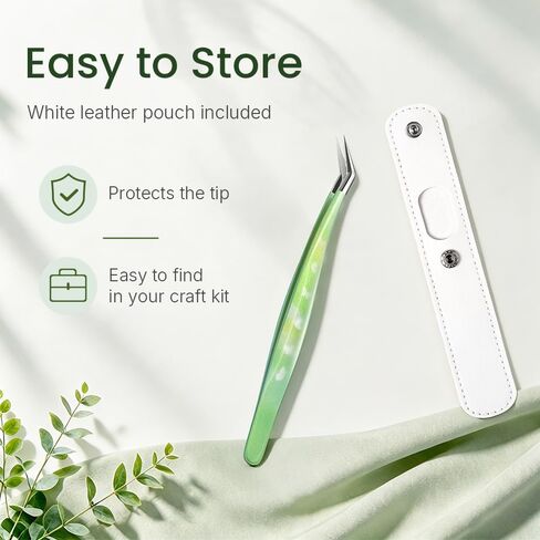 Craft Tweezers, Precision Tweezers for Stickers with Resin Finish in Kuwait