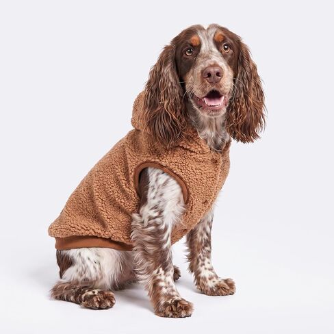 Spark Paws Sherpa Fleece Dog Jacket - Dog Winter Coat for Small Large Dogs in Kuwait