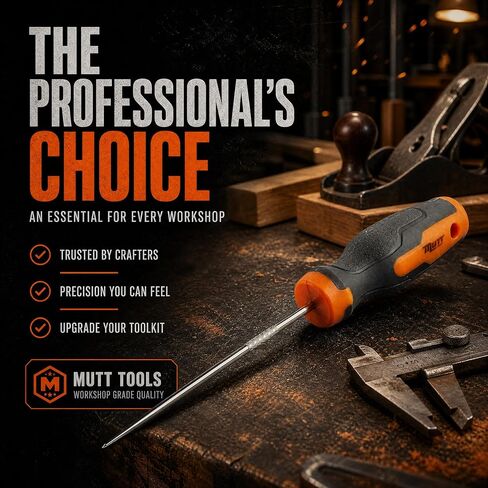 Mutt Tools 4 Inch Scratch Awl - Leather Awl Tool for Woodworking in Kuwait