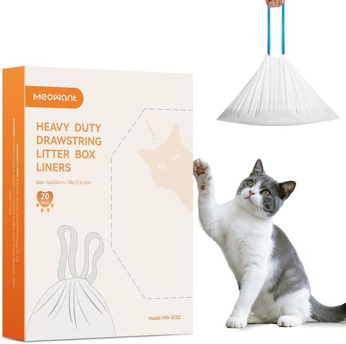 MeoWant Cat Litter Box Liners for Automatic Litter Box, 20pcs in Kuwait