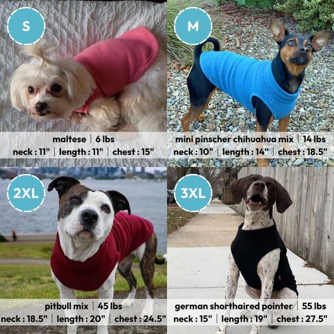 Gooby Stretch Fleece Vest Dog Sweater, Black, Large in Kuwait
