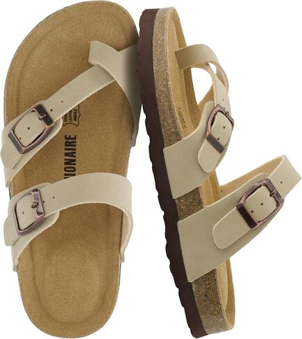 CUSHIONAIRE Kid's Luna JR Cork footbed Sandal with +Comfort in Kuwait