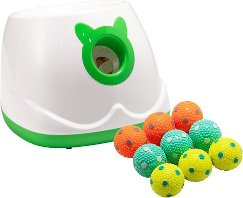 Automatic Dog Ball Launche with 9 Balls (2 inches) in Kuwait