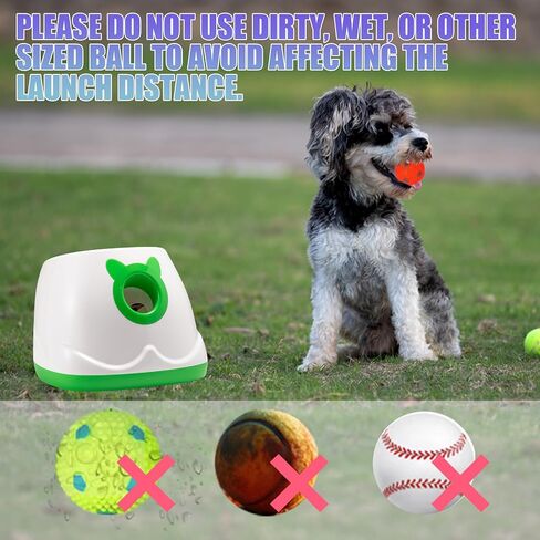 Automatic Dog Ball Launche with 9 Balls (2 inches) in Kuwait