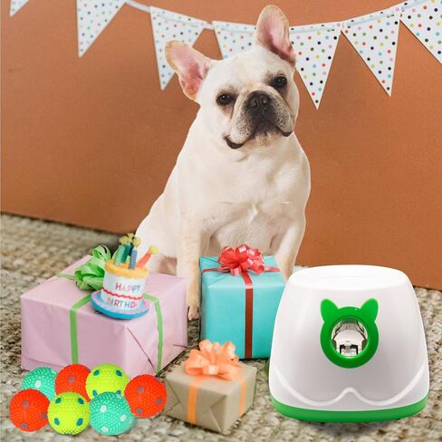 Automatic Dog Ball Launche with 9 Balls (2 inches) in Kuwait