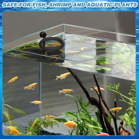 Magnetic Fish Feeding Ring, Automatic Turtle Feeder for Aquarium Floating Aquarium Feeder Self-Adjusting to Water Level, Feeding Ring for Fish Tank Aquarium, for Betta Goldfish Guppy Turtle in Kuwait