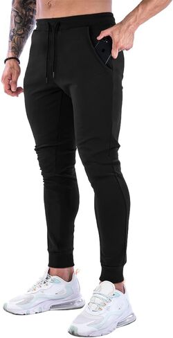 Wangdo Men's Slim Joggers Gym Workout Pants,Sport Training Tapered Sweatpants,Casual Athletics Joggers for Running in Kuwait