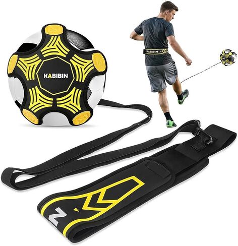 Soccer Ball/Volleyball Training Equipment, Solo Soccer Kick Trainer for Kids & Adults, Soccer Practice Aid Bungee Waist Belt in Kuwait