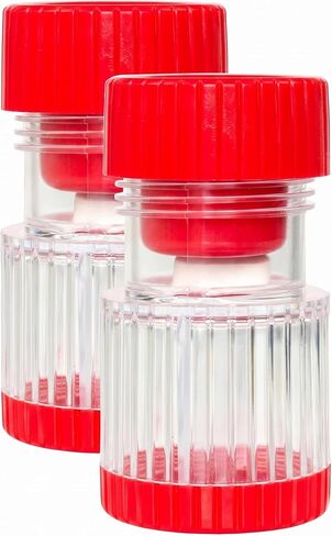 HealthSmart Pill Crusher and Grinder, Crushes Vitamins and Tablets, Holds Up to 2 Pills, With Ergonomic Grips, Red in Saudi Arabia