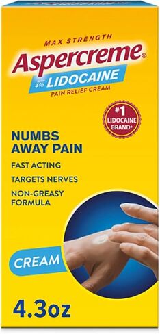 Aspercreme with Lidocaine Maximum Strength Pain Relief Cream, 4.3 Oz in Saudi Arabia