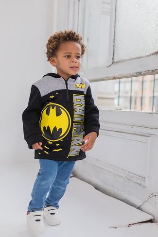 DC Comics Justice League Batman Fleece Half-Zip Pullover Hoodie in Kuwait