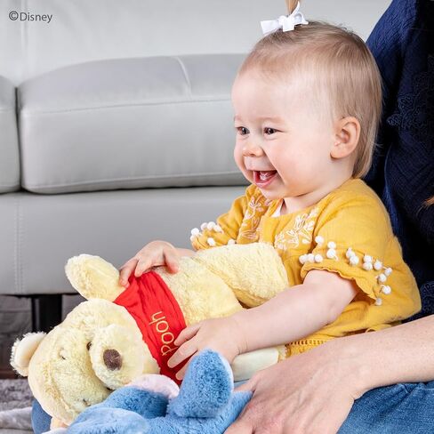 Kids Preferred Disney Baby Winnie the Pooh and Friends Stuffed Animal with Jingle and Crinkle, Pooh 12" in Kuwait
