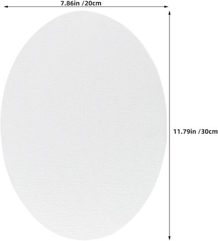 2pcs Oval Cotton Painting Canvas Boards for Oil and Acrylic in Saudi Arabia