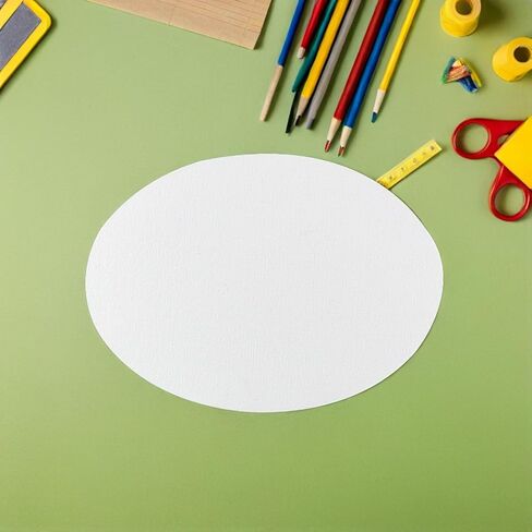 2pcs Oval Cotton Painting Canvas Boards for Oil and Acrylic in Saudi Arabia