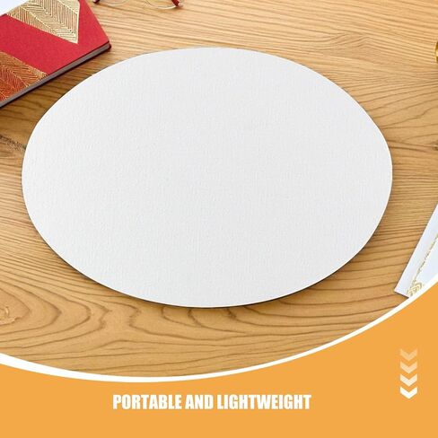 2pcs Oval Cotton Painting Canvas Boards for Oil and Acrylic in Saudi Arabia