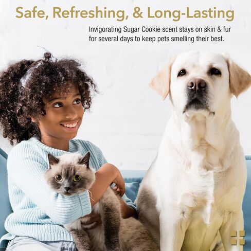 Animal Pharmaceuticals Pet Deodorizing Body Spray - Sweet Sugar Cookie Scent - Mild Long-Lasting Dog Body Spray and Cat Cologne - Formulated for Smelly Dogs and Cats - 8 Fluid Ounces in Saudi Arabia