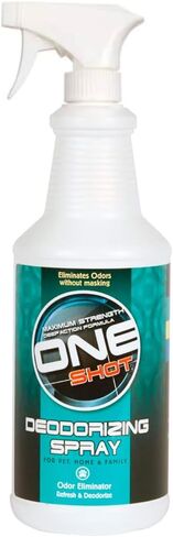 Best Shot ONE SHOT Deodorizing Spray, Versatile Pet Odor Eliminator Spray, Alcohol-free and Fabric-safe, Deodorizing Spray for Horses, Dogs, and Cats, Herbal Mint Fragrance, 32 Oz. in Saudi Arabia