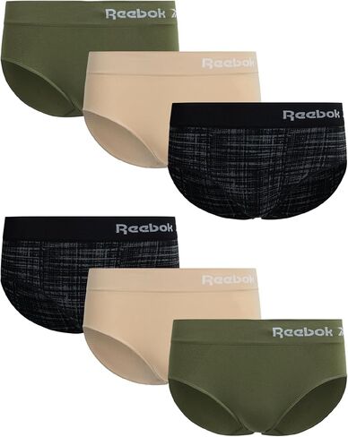 Reebok Women’s Underwear – Seamless Hipster Briefs (6 Pack) in Kuwait