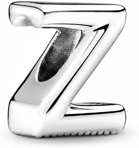 PARCOM Initial Charms Fits Pandora Bracelet S925 Sterling Silver Letter Charms for Bracelets Alphabet A-Z Letters Bead Bracelet for Women Girls Birthday Ceremony Charm Bracelets Necklace Pendent Anklet DIY Jewelry Gift in Kuwait