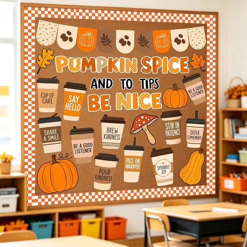 50Pcs Fall Bulletin Board Decorations Set in Kuwait