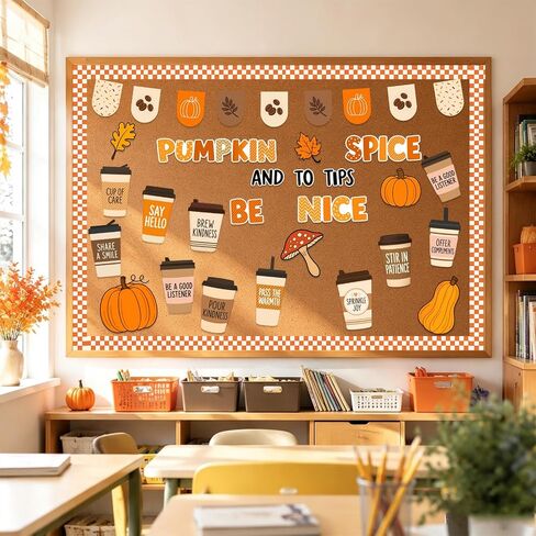 50Pcs Fall Bulletin Board Decorations Set in Kuwait